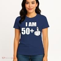 I Am 51 Middle Finger Funny 51st Birthday Women's T-Shirt thumb 4