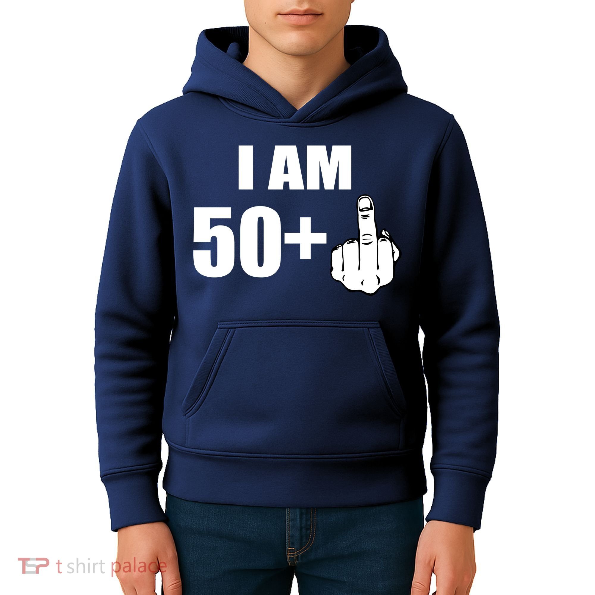 I Am 51 Middle Finger Funny 51st Birthday Kids Hoodie