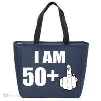 I Am 51 Middle Finger Funny 51st Birthday Tote Bag thumb 0