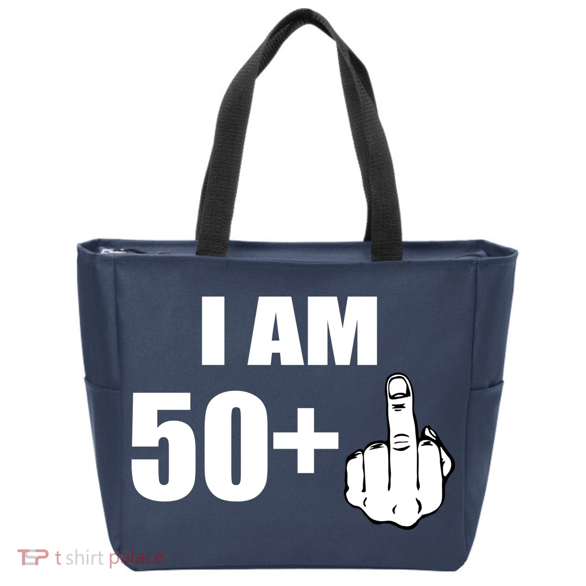 I Am 51 Middle Finger Funny 51st Birthday Tote Bag