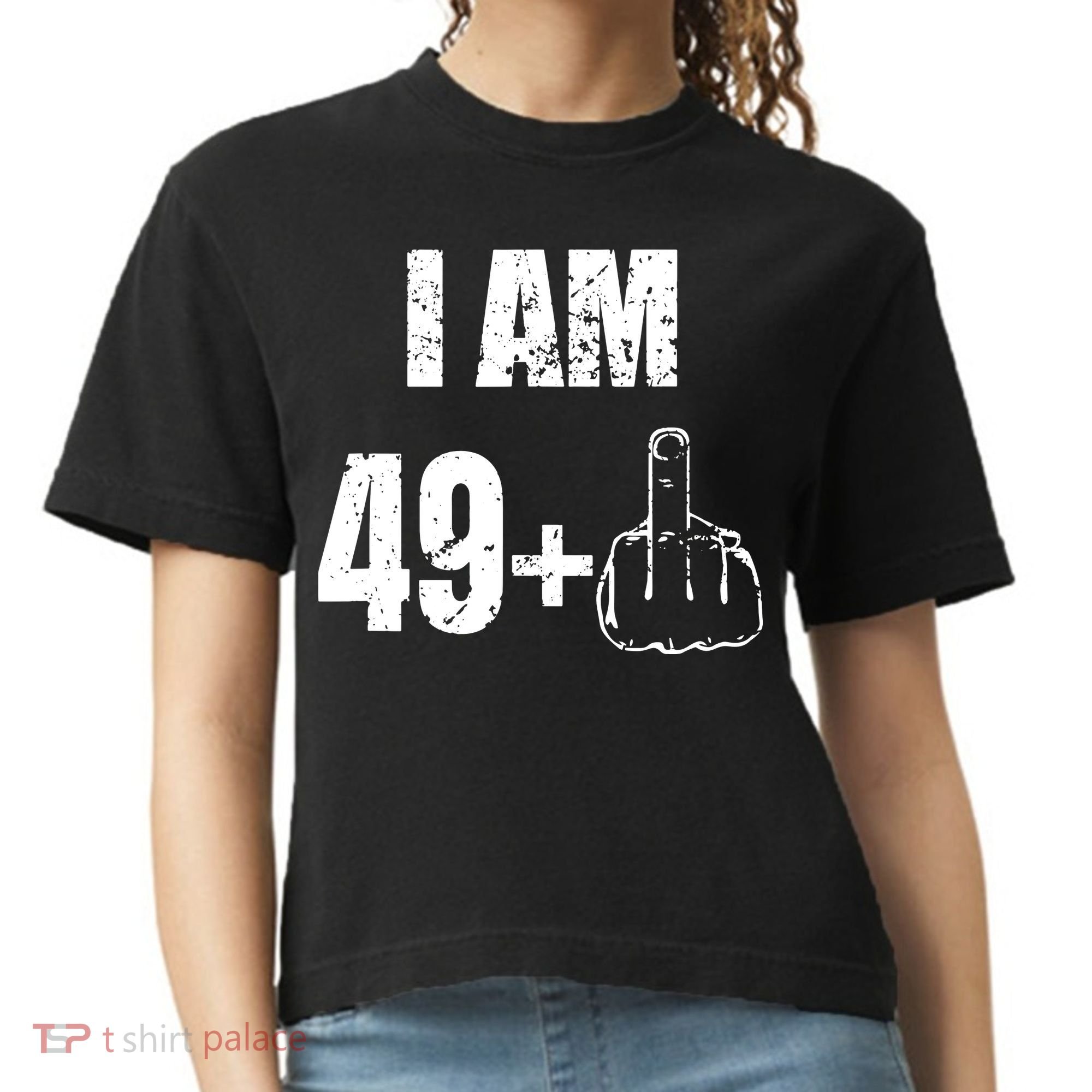 I Am 50, 49 Plus One Funny 50th Birthday 1967 Comfort Colors Boxy T-Shirt