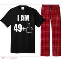 I Am 50, 49 Plus One Funny 50th Birthday 1967 Pajama Set thumb 0