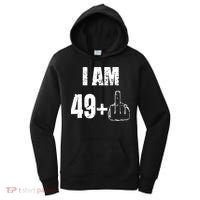 I Am 50, 49 Plus One Funny 50th Birthday 1967 Women's Hoodie thumb 0