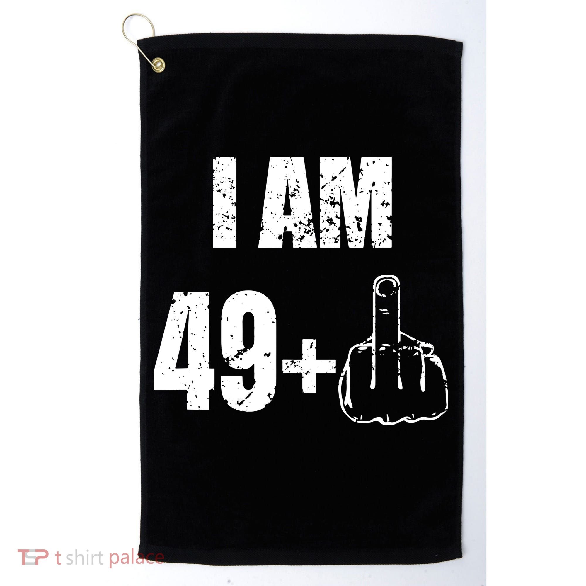 I Am 50, 49 Plus One Funny 50th Birthday 1967 Golf Towel