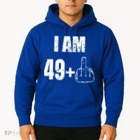 I Am 50, 49 Plus One Funny 50th Birthday 1967 Hoodie thumb 2