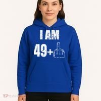 I Am 50, 49 Plus One Funny 50th Birthday 1967 Hoodie thumb 5
