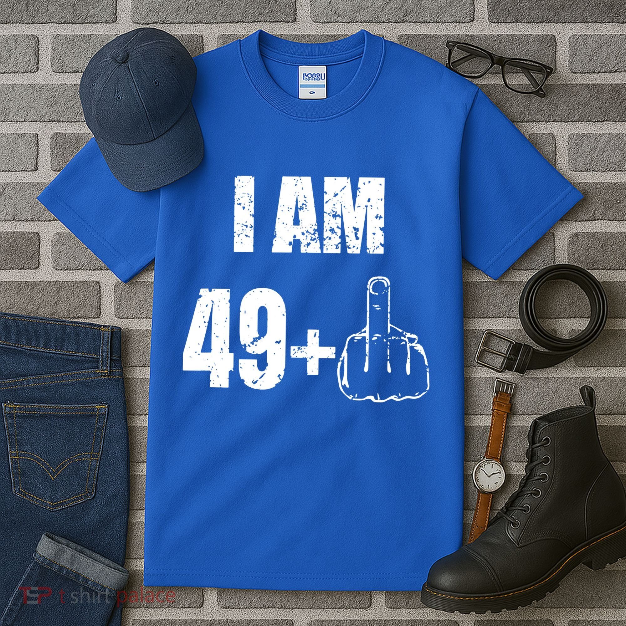 I Am 50, 49 Plus One Funny 50th Birthday 1967 Tall T-Shirt
