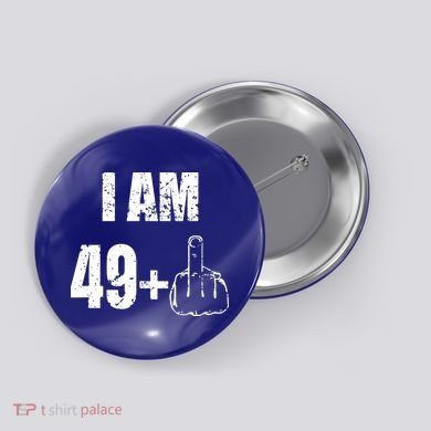 I Am 50, 49 Plus One Funny 50th Birthday 1967 Button