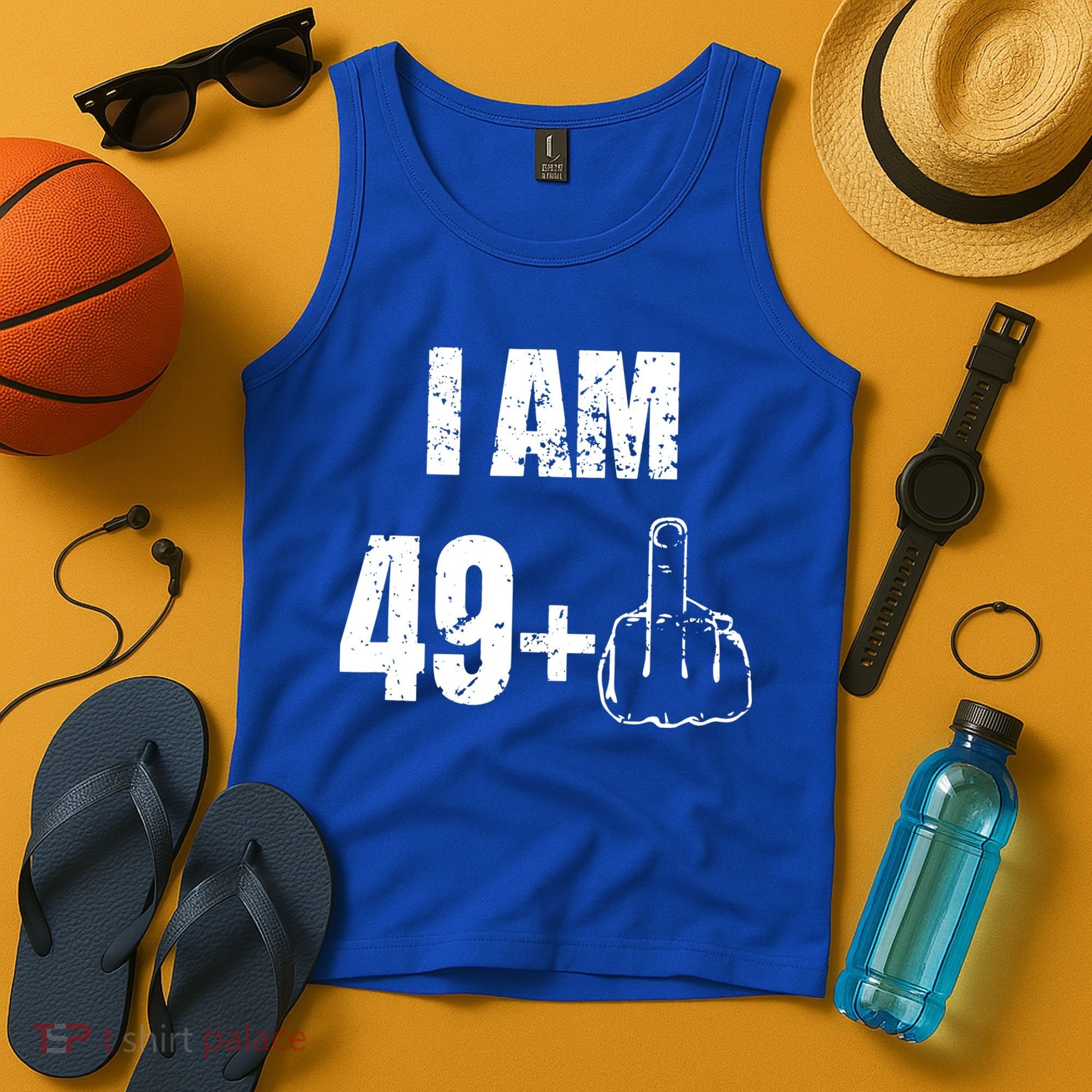 I Am 50, 49 Plus One Funny 50th Birthday 1967 Tank Top