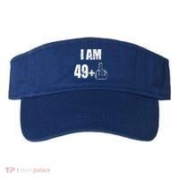 I Am 50, 49 Plus One Funny 50th Birthday 1967 Visor thumb 0