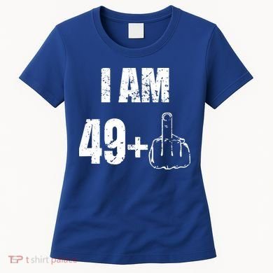 I Am 50, 49 Plus One Funny 50th Birthday 1967 Women's T-Shirt