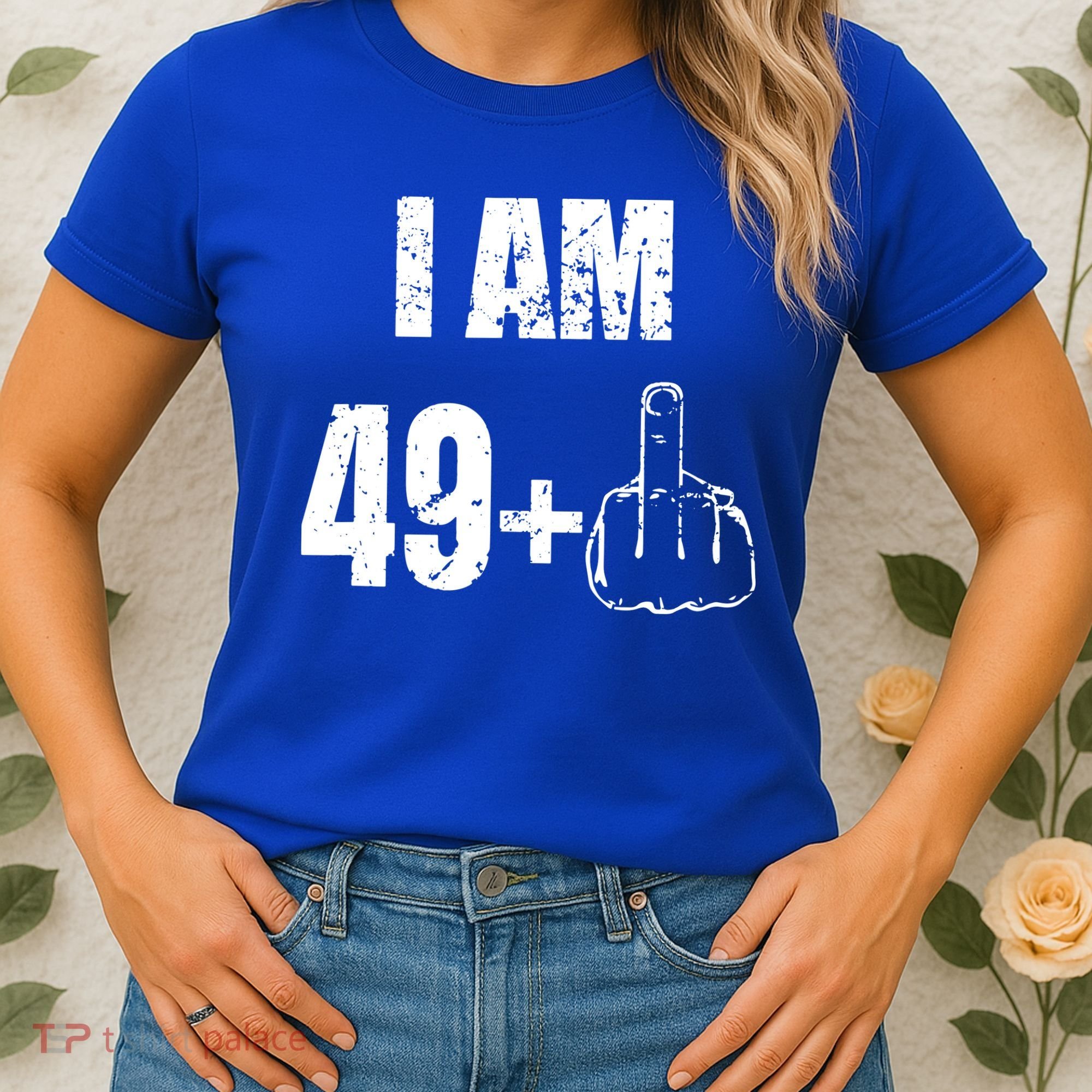 I Am 50, 49 Plus One Funny 50th Birthday 1967 Women's T-Shirt