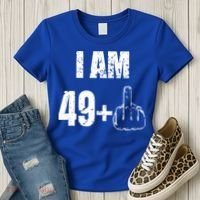 I Am 50, 49 Plus One Funny 50th Birthday 1967 Women's T-Shirt thumb 3