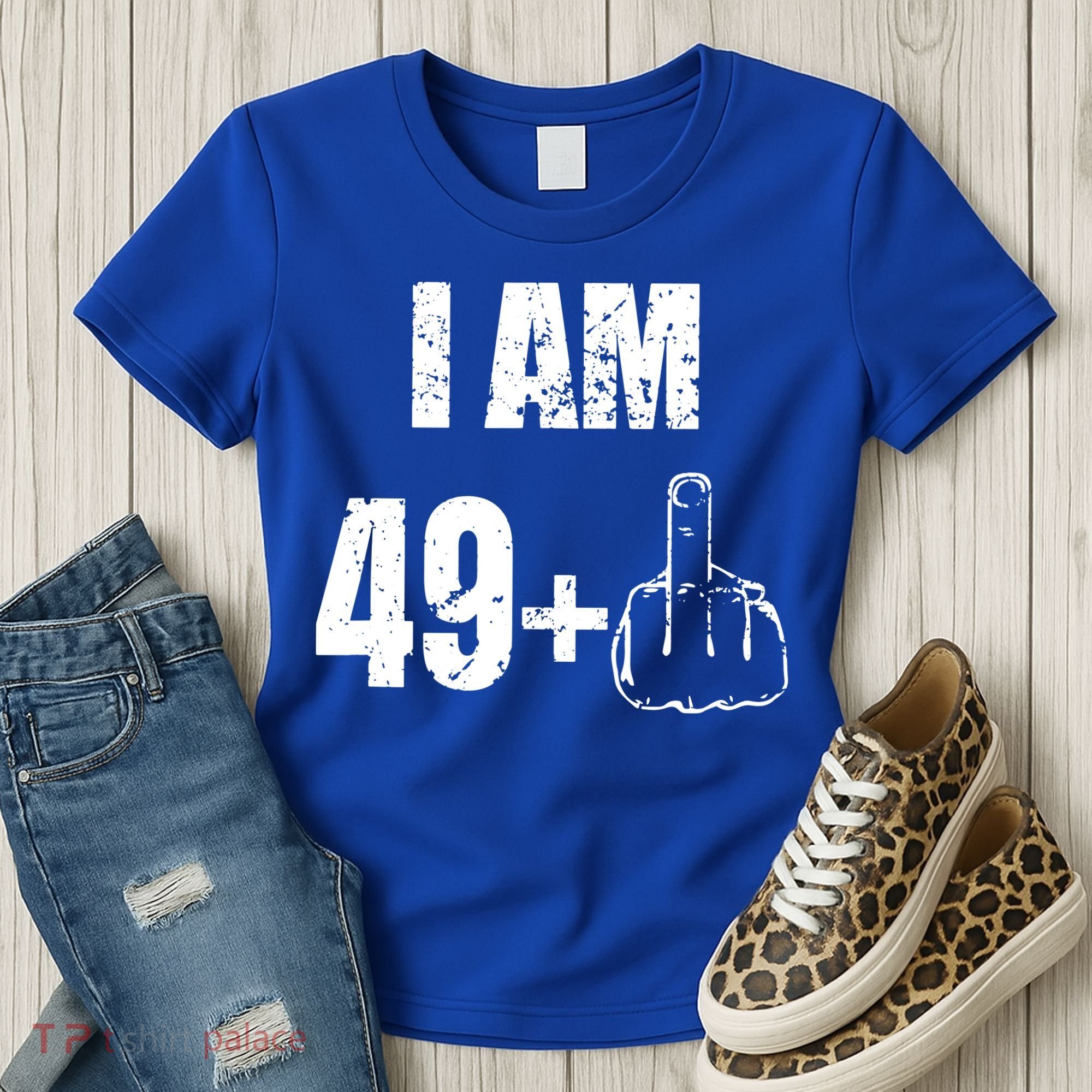 I Am 50, 49 Plus One Funny 50th Birthday 1967 Women's T-Shirt