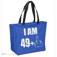 I Am 50, 49 Plus One Funny 50th Birthday 1967 Tote Bag thumb 2