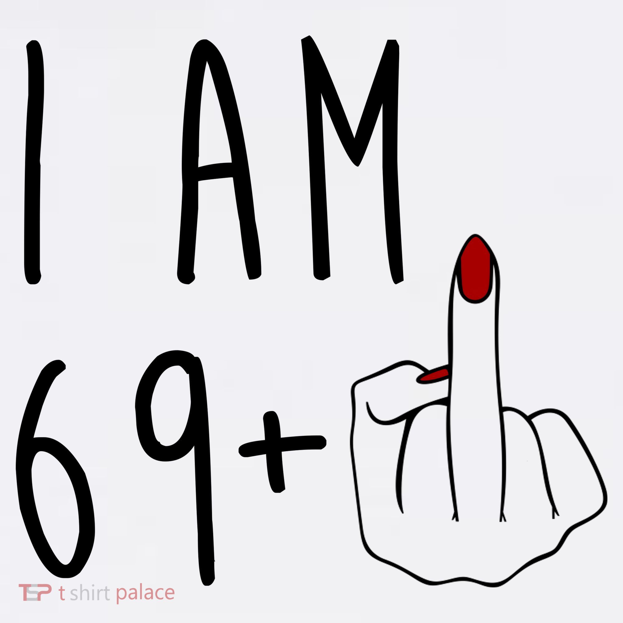 I Am 69 Plus Middle Finger Funny 70th Birthday Visor