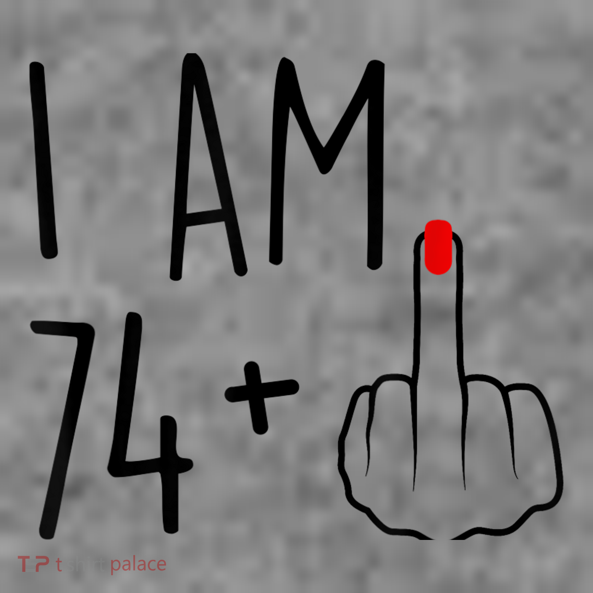 I Am 74 Plus 1 Middle Finger For A 75th Birthday For Wo Toddler Hoodie