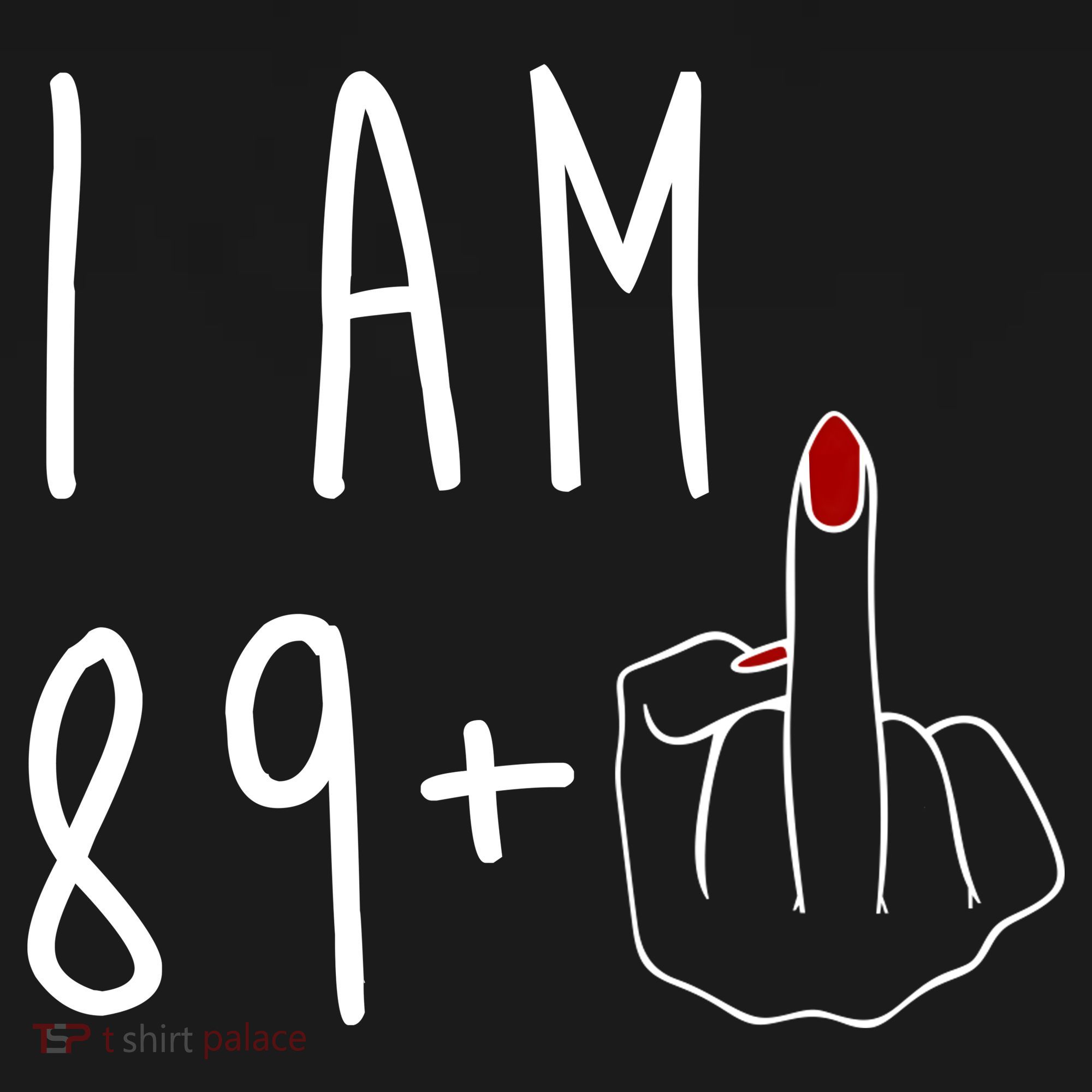 I Am 89 Plus Middle Finger Funny 90th Birthday Coaster