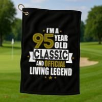 I'm A 95 Year Old Classic And Living Legend Gift Golf Towel thumb 1
