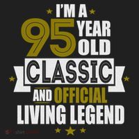 I'm A 95 Year Old Classic And Living Legend Gift Golf Towel thumb 3