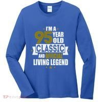 I'm A 95 Year Old Classic And Living Legend Gift Women's Long Sleeve Shirt thumb 0
