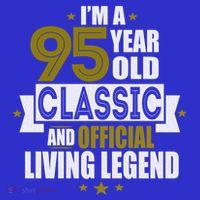 I'm A 95 Year Old Classic And Living Legend Gift Kids Sweatshirt thumb 2