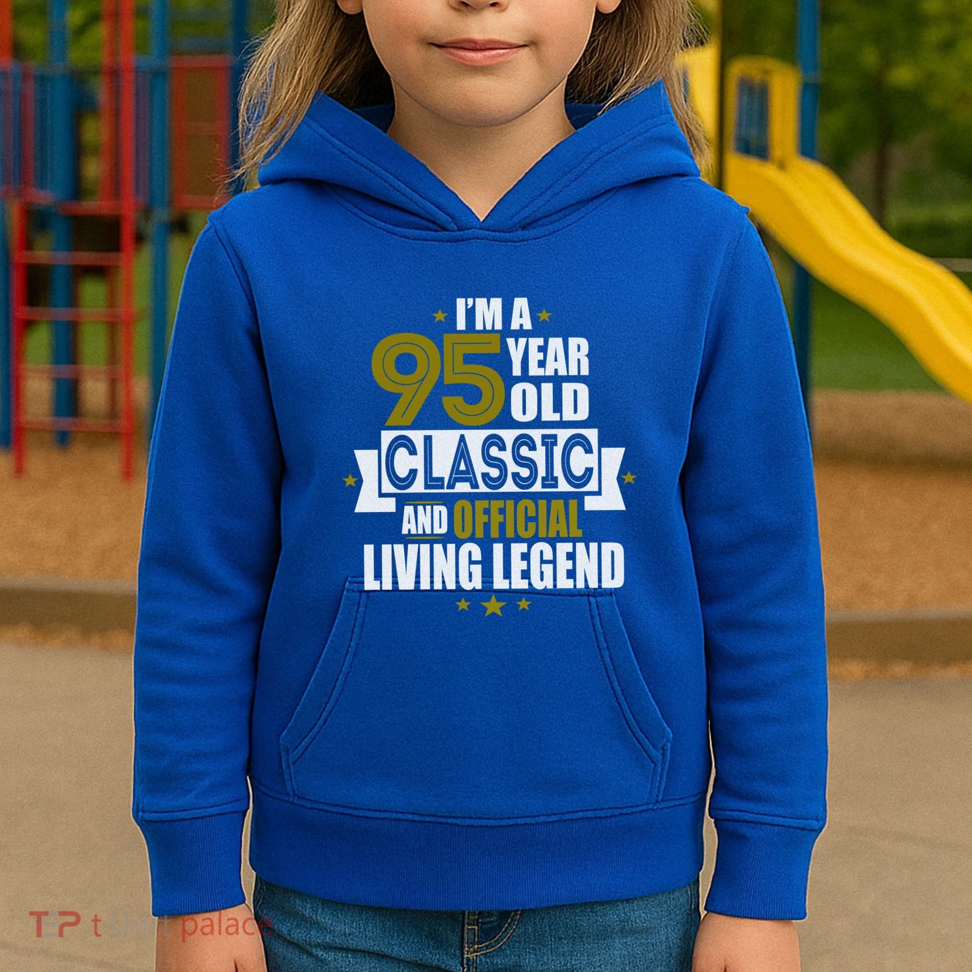 I'm A 95 Year Old Classic And Living Legend Gift Kids Hoodie