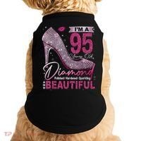 I'M A 95 Years Old Diamond 95 And Fabulous 95th Birthday Doggie Tank thumb 0