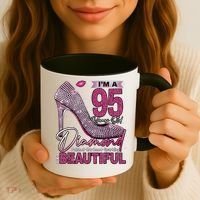 I'M A 95 Years Old Diamond 95 And Fabulous 95th Birthday Coffee Mug thumb 3