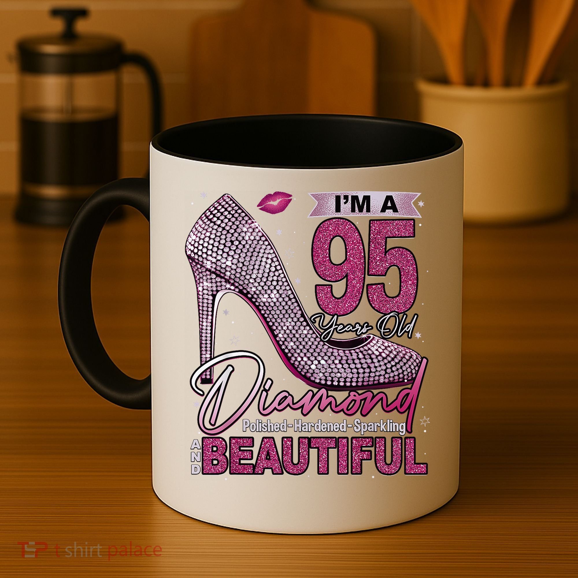 I'M A 95 Years Old Diamond 95 And Fabulous 95th Birthday Coffee Mug