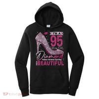 I'M A 95 Years Old Diamond 95 And Fabulous 95th Birthday Women's Hoodie thumb 0