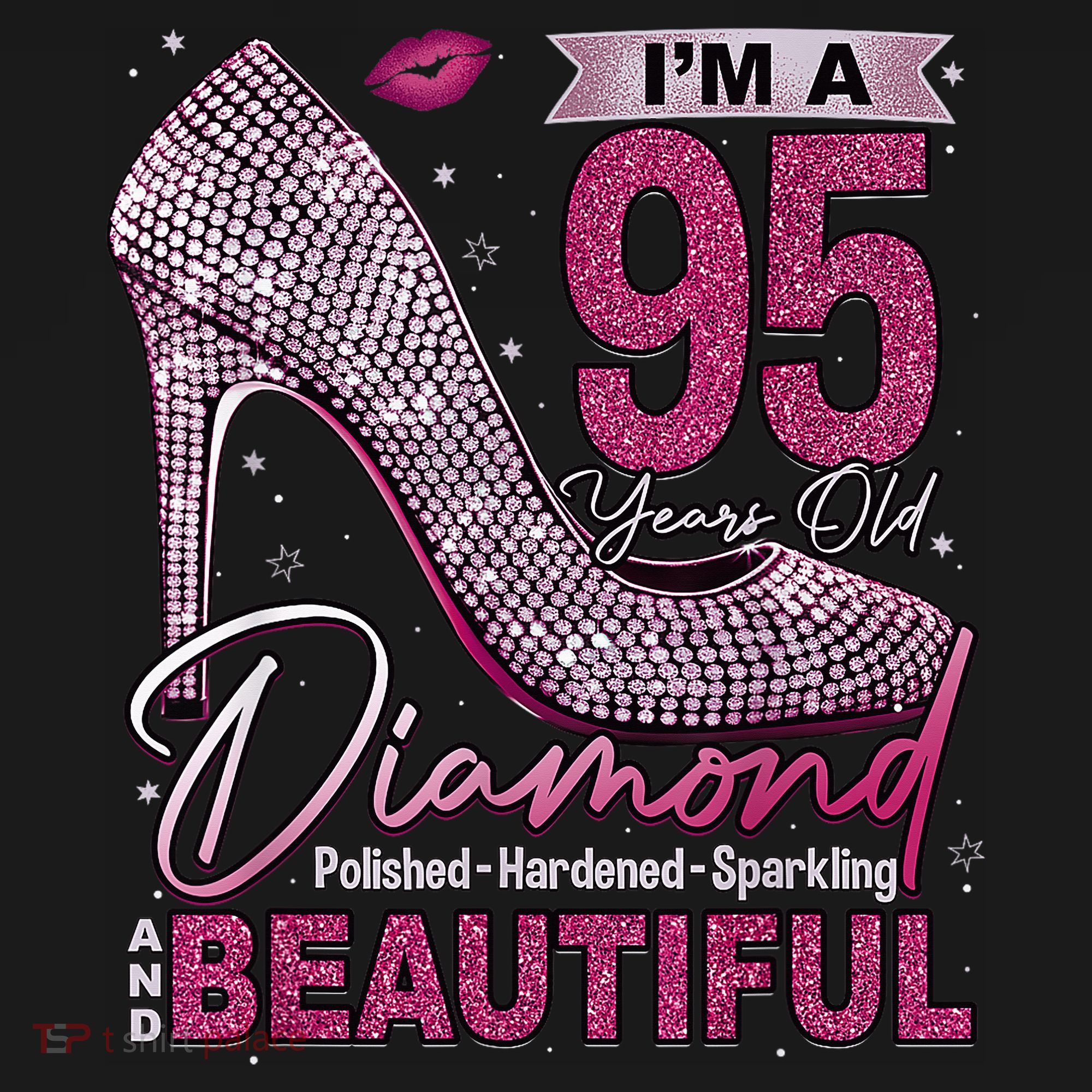 I'M A 95 Years Old Diamond 95 And Fabulous 95th Birthday Women's Hoodie