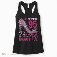 I'M A 95 Years Old Diamond 95 And Fabulous 95th Birthday Women's Tank Top thumb 0