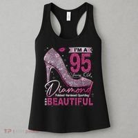I'M A 95 Years Old Diamond 95 And Fabulous 95th Birthday Women's Tank Top thumb 3