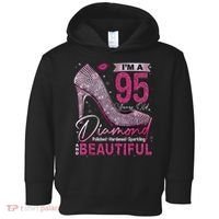 I'M A 95 Years Old Diamond 95 And Fabulous 95th Birthday Toddler Hoodie thumb 0