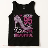 I'M A 95 Years Old Diamond 95 And Fabulous 95th Birthday Tank Top thumb 2
