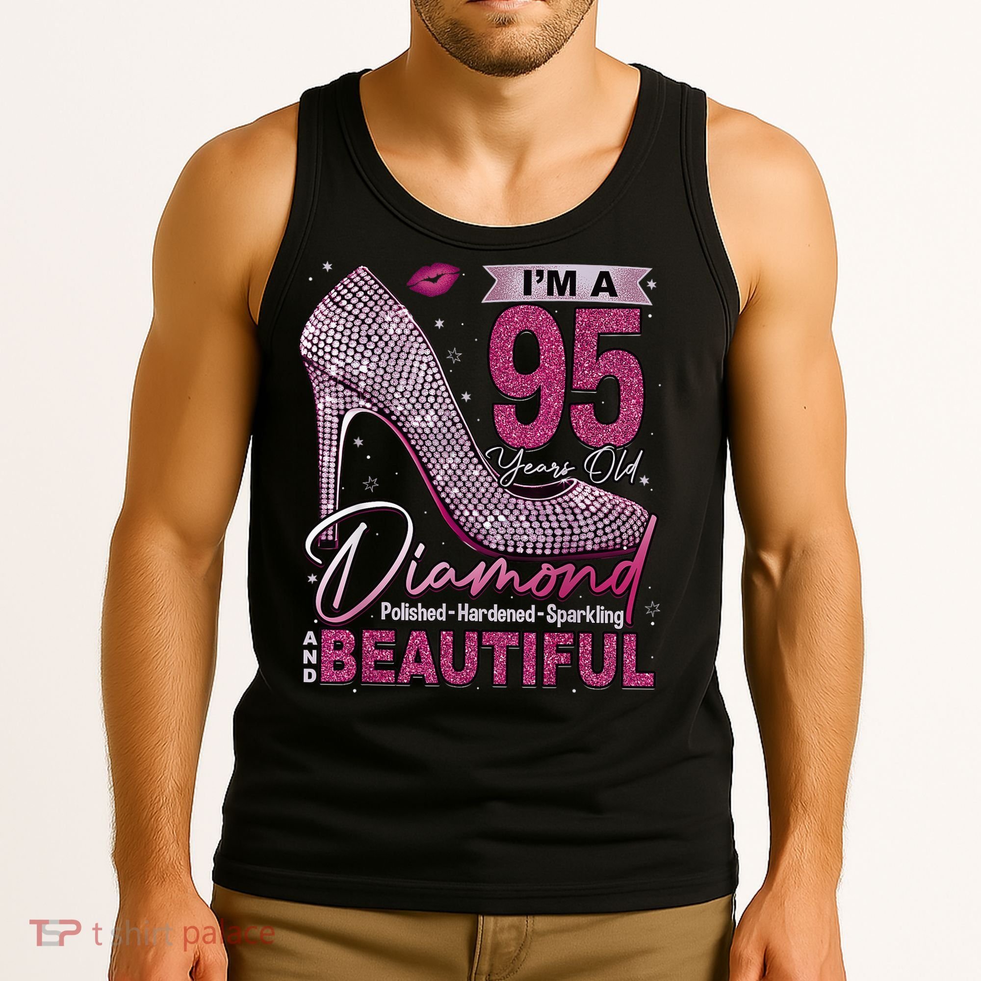 I'M A 95 Years Old Diamond 95 And Fabulous 95th Birthday Tank Top