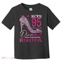 I'M A 95 Years Old Diamond 95 And Fabulous 95th Birthday Toddler T-Shirt thumb 0