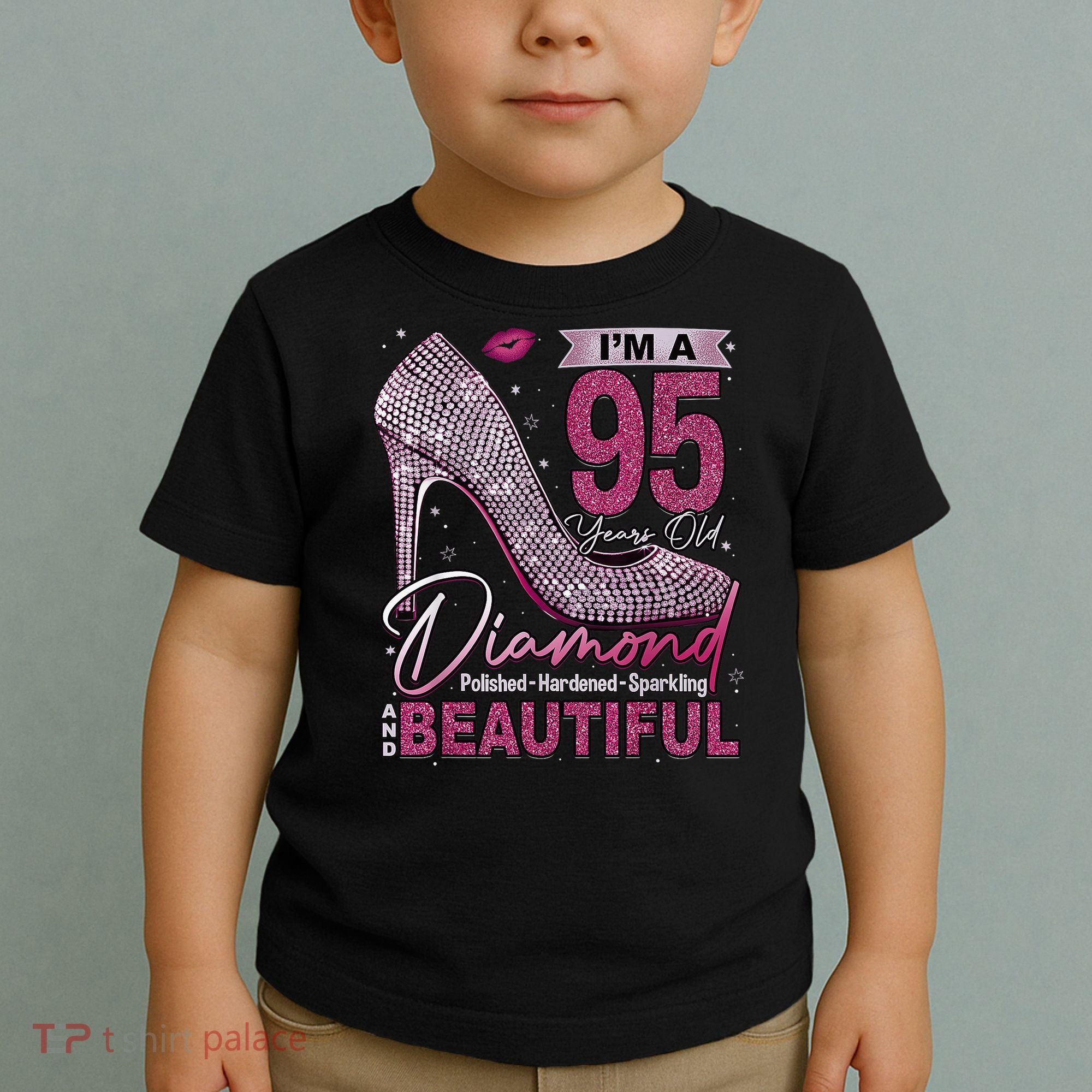 I'M A 95 Years Old Diamond 95 And Fabulous 95th Birthday Toddler T-Shirt