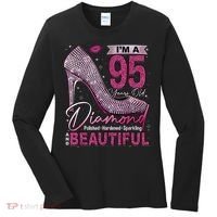 I'M A 95 Years Old Diamond 95 And Fabulous 95th Birthday Women's Long Sleeve Shirt thumb 0