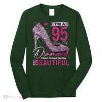I'M A 95 Years Old Diamond 95 And Fabulous 95th Birthday Long Sleeve Shirt thumb 0
