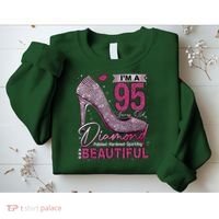 I'M A 95 Years Old Diamond 95 And Fabulous 95th Birthday Sweatshirt thumb 2