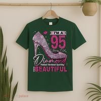 I'M A 95 Years Old Diamond 95 And Fabulous 95th Birthday T-Shirt thumb 2