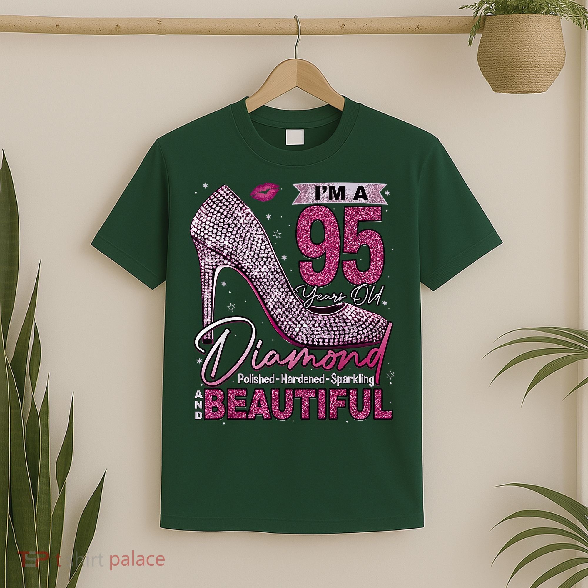 I'M A 95 Years Old Diamond 95 And Fabulous 95th Birthday T-Shirt