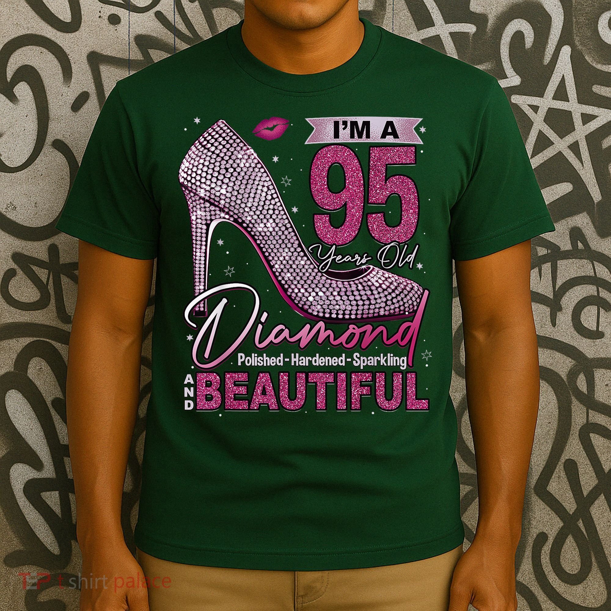 I'M A 95 Years Old Diamond 95 And Fabulous 95th Birthday T-Shirt