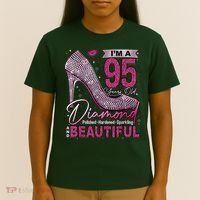 I'M A 95 Years Old Diamond 95 And Fabulous 95th Birthday T-Shirt thumb 4