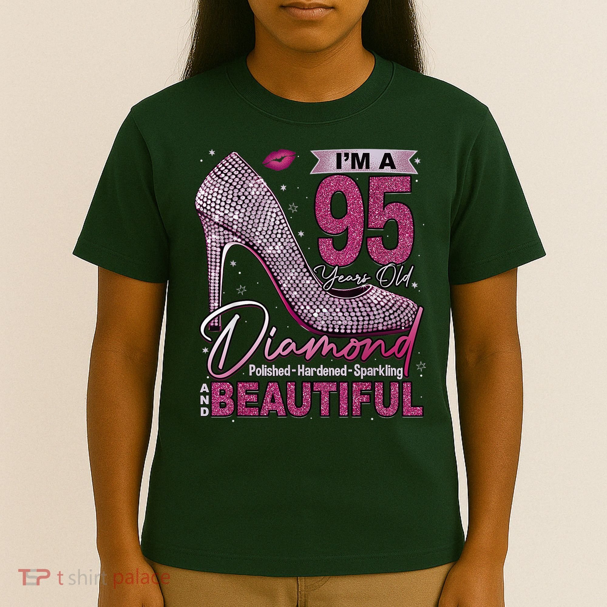 I'M A 95 Years Old Diamond 95 And Fabulous 95th Birthday T-Shirt