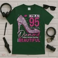 I'M A 95 Years Old Diamond 95 And Fabulous 95th Birthday T-Shirt thumb 5