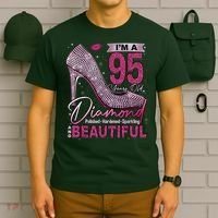 I'M A 95 Years Old Diamond 95 And Fabulous 95th Birthday T-Shirt thumb 6