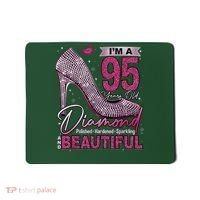 I'M A 95 Years Old Diamond 95 And Fabulous 95th Birthday Mousepad thumb 0